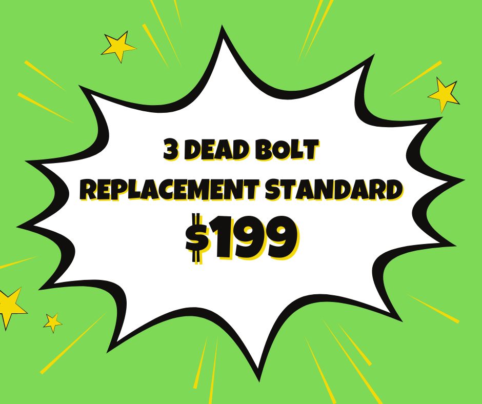 3 Dead Bolt Replacement Standard
